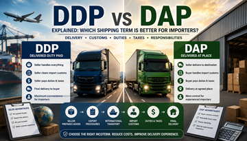 Поређење услова испоруке DDP и DAP са камионима, царинским операцијама и међународном логистиком